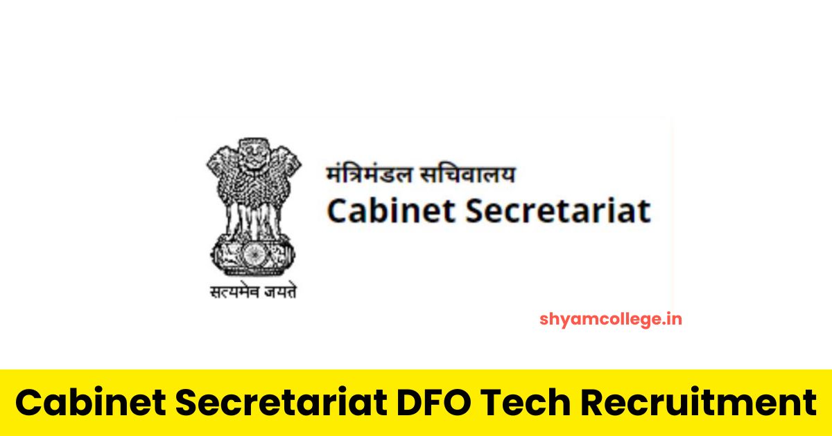 Cabinet Secretariat DFO Tech Recruitment