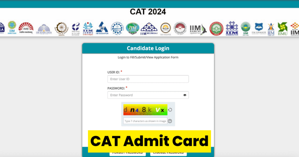 CAT Admit Card